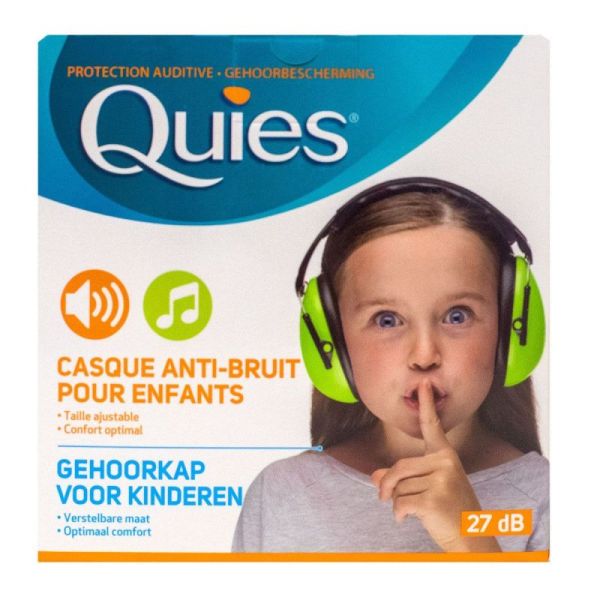 Casque Anti-Bruit Protection Auditive Enfants - Vert