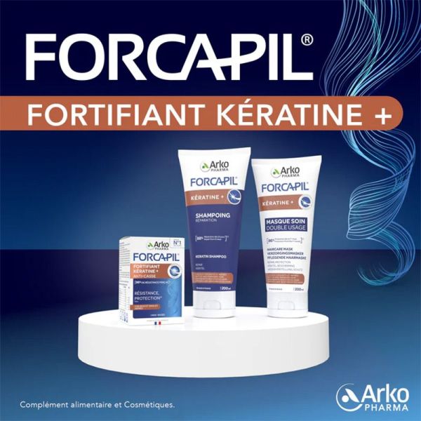 Arkopharma Forcapil Fortifiant Kératine+ 180 gélules