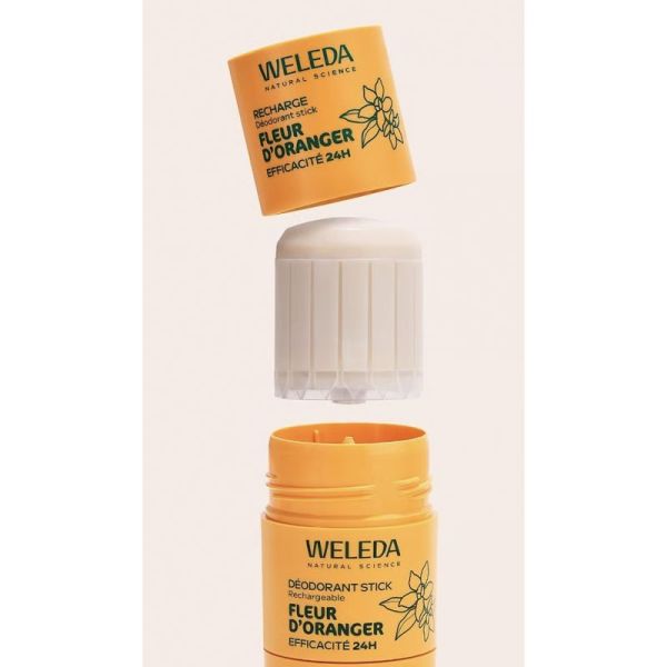 Weleda Déodorant Stick Fleur d'Oranger Recharge 50g – Fraîcheur et protection naturelle 24h