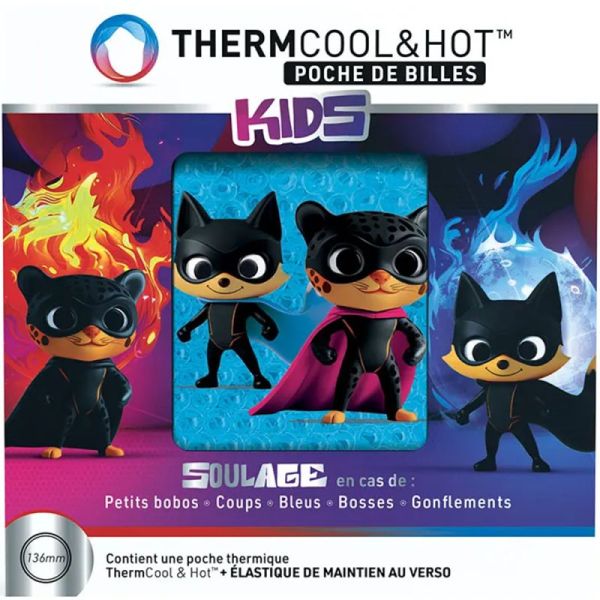 Bausch & Lomb Therm Cool & Hot Poche de Billes - 1 unité - Kids Héros - Apaisement rapide et amusant
