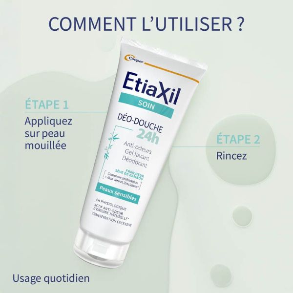 Etiaxil Déo-Douche 24h Bambou - 200ml