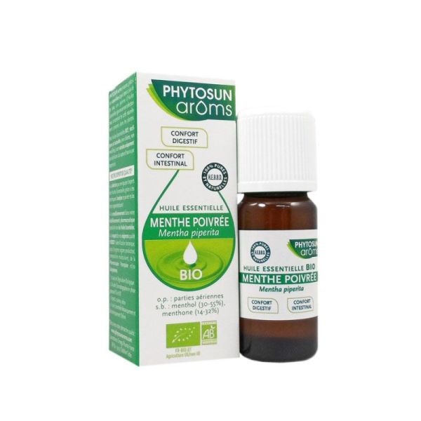 Phytosun Arôms Huile Essentielle Menthe Poivrée Bio 10 ml