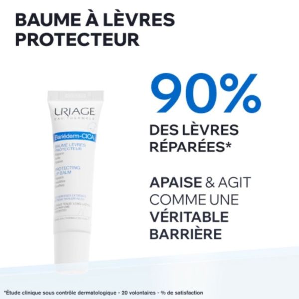 Uriage Bariéderm-Cica Baume Lèvres Protecteur 15 ml - Répare les lèvres gercées