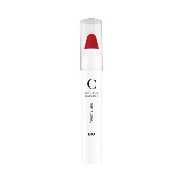 Couleur Caramel Twist & Lips Bio n°405 - Rouge Mat