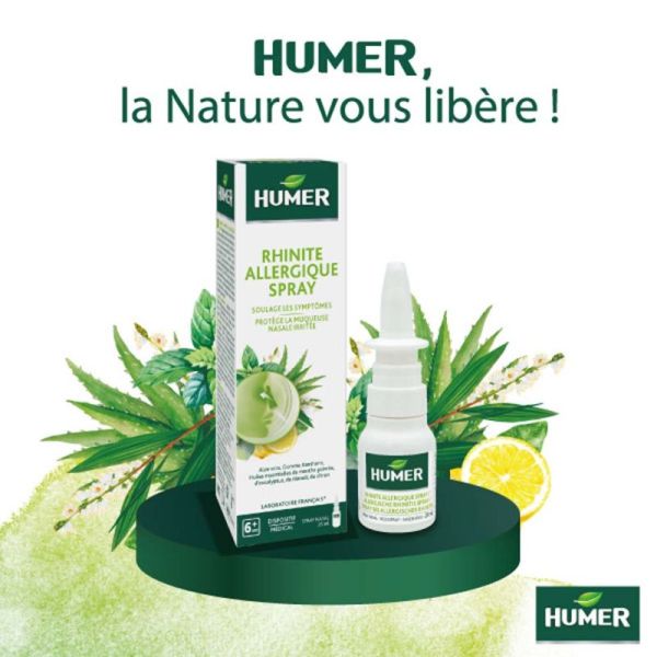 Humer Rhinite Allergique Spray Nasal 20 ml – Protection et soulagement
