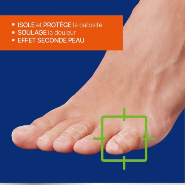 Urgo Pansements Cors & Oeils de Perdrix Protection & Soulagement - 5 Pansements Gel