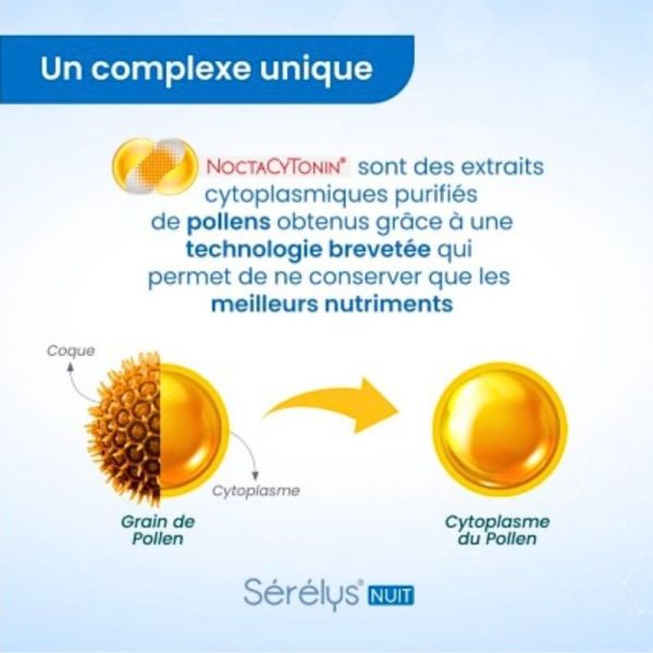 Sérélys Nuit 30 gélules – sommeil et confort ménopause