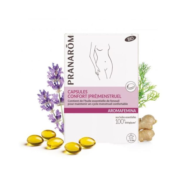 Pranarom Capsules Confort (Pré)menstruel 30 capsules