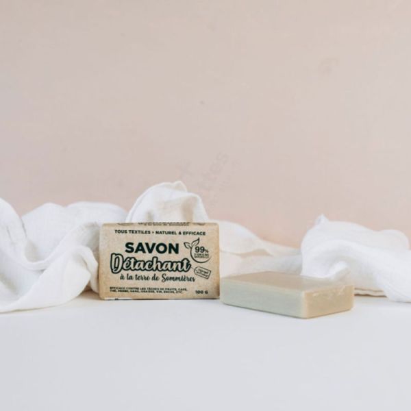 MKL Green Nature Savon Détachant Terre de Sommières 100g – détache efficacement à l'argile naturelle