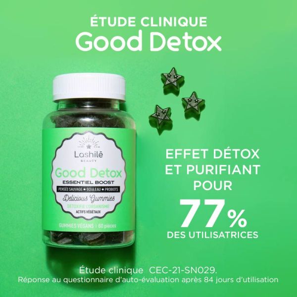 Lashilé Beauty Good Détox - 60 gommes