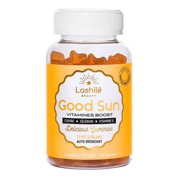 Lashilé Beauty Good Sun Vitamines Boost Teint Sublime Auto-Bronzant - Teint Hâlé - 60 Gummies