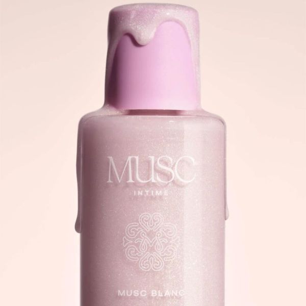 Musc Intime Musc Blanc Huile Glow Pailletée Corps 100ml – Éclat et nutrition