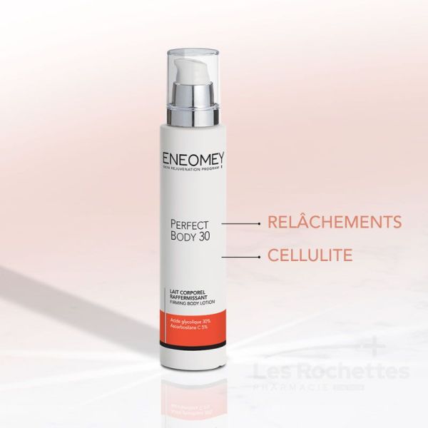 Eneomey Perfect Body 30 Lait corporel raffermissant 150 ml - Réduit le Relâchement - 30% Acide Glycolique