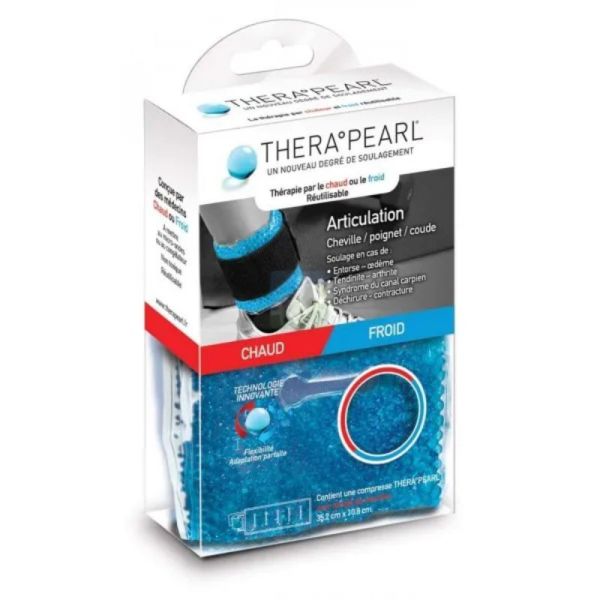 TheraPearl Articulation Compresse Chaud ou Froid Avec Sangle de Maintien