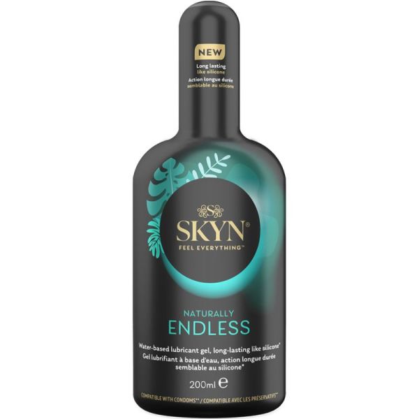 Skyn Naturally Endless Lubrifiant à Base d'Eau 200 ml – Gel intime longue durée grand format économique