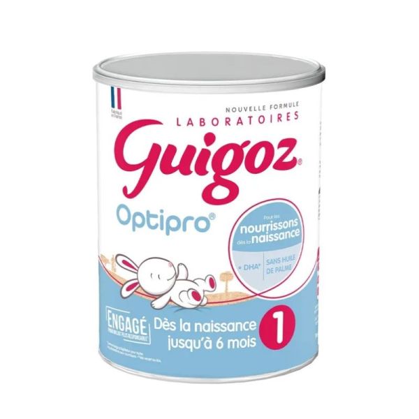 Guigoz Optipro Lait en Poudre 1ᵉʳ Âge +0m - 780g