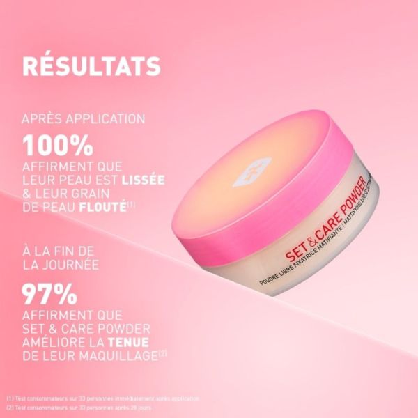 Erborian Set & Care Powder 9,5g - Fixation du maquillage, effet matifiant et lissant