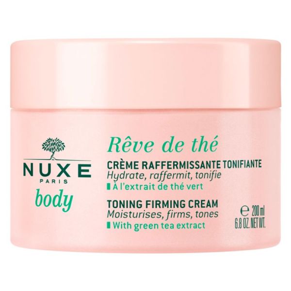 Nuxe Body Rêve de Thé Crème Raffermissante Tonifiante - 200 ml - Hydratation et fermeté en un geste