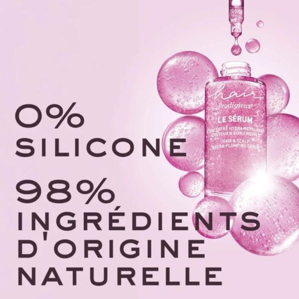 Nuxe Hair Prodigieux Concentré Hydra-repulpant cheveux & cuir chevelu 50 ml – hydratation intense et cheveux repulpés