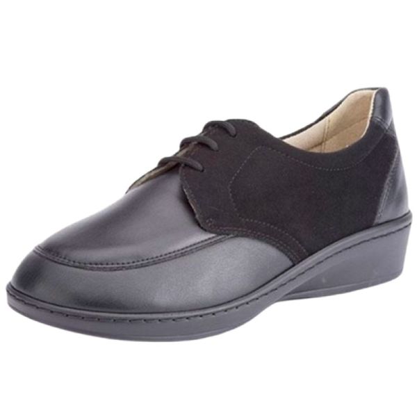 Gibaud CHUT Foggia Noir - Chaussures Confort Femme Pieds Déformés