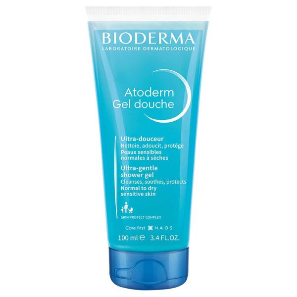 Bioderma Atoderm Gel Douche Ultra-Douceur Peaux Sensibles Normales à Sèches 100ml