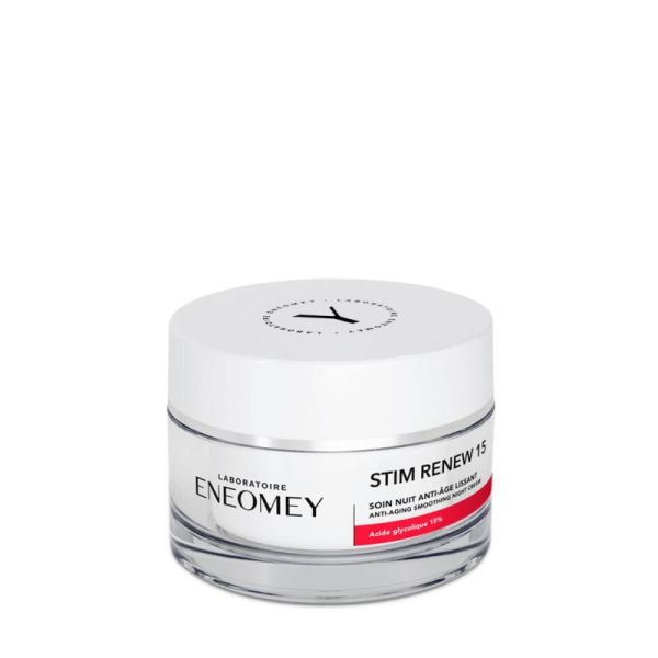Eneomey Stim Renew 15 - Soin Nuit Anti-Âge Lissant 50 ml - Dès 40 Ans 15% Acide Glycolique