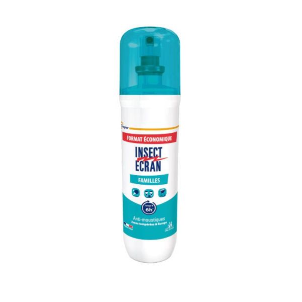 Insect Ecran Anti-Moustiques Familles Répulsif - 200ml - Protection longue durée pour toute la famille