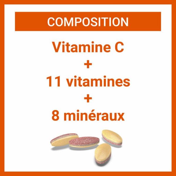 Vitascorbol Multi Adulte - 30 comprimés - Énergie et Immunité au Quotidien