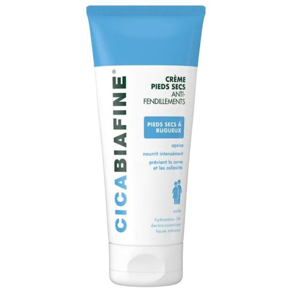 Biafine Cicabiafine Crème Pieds Secs Anti-Fendillements 100ml - Pieds secs à rugueux