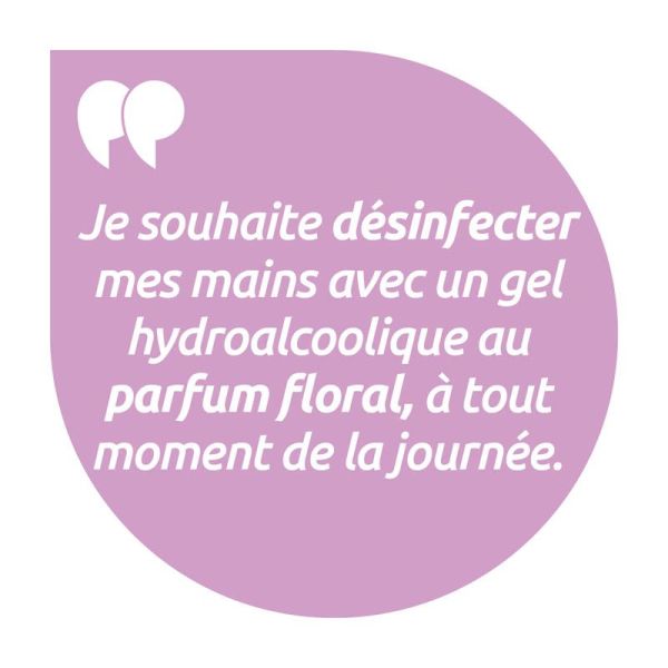 Baccide Gel Hydroalcoolique Mains Pivoine - 100ml - Protection efficace, parfum floral