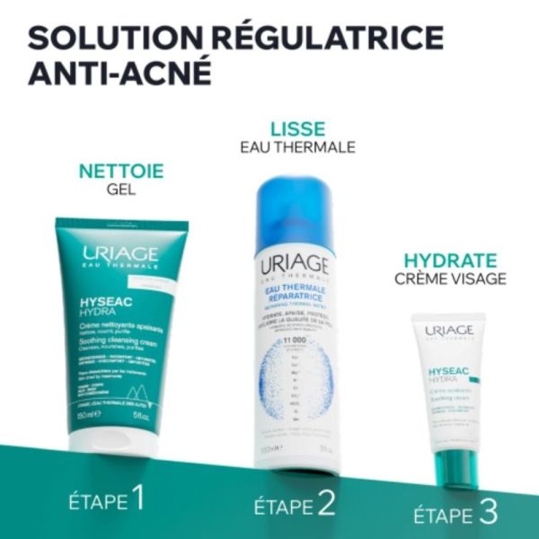 Uriage Hyséac Hydra Crème Apaisante 40 ml - Confort immédiat pour peaux desséchées par les traitements