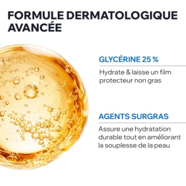 Uriage Derm-Phy Huile Lavante Dermatologique 500 ml - Nettoie, nourrit et protège la peau