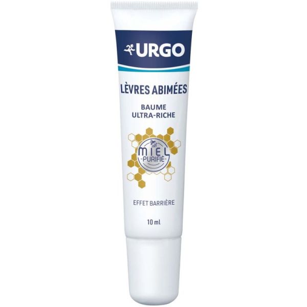Urgo Lèvres Abimées Baume Ultra-Riche au Miel - 10ml
