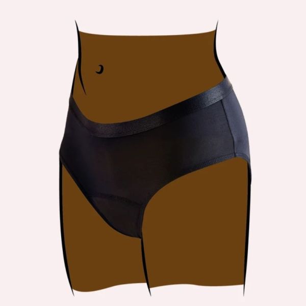 Saforelle Culotte Menstruelle Premières Règles 12-14 ans - Culotte en coton BIO ultra absorbante, flux abondant jusqu'à 12h