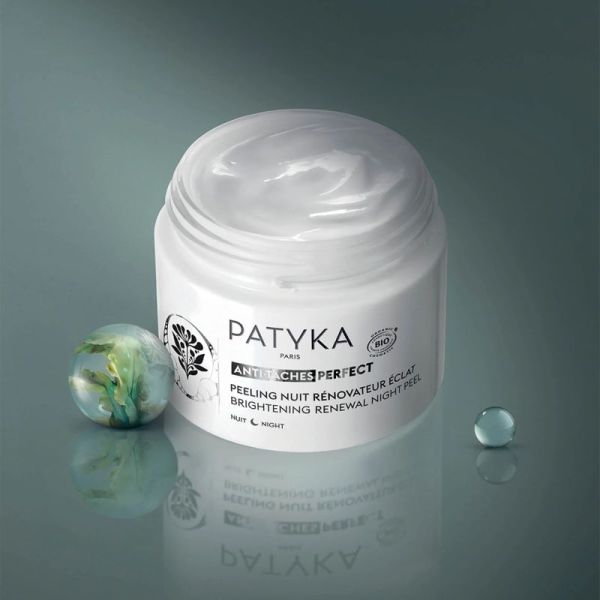 Patyka Anti-Taches Perfect Peeling Nuit Rénovateur Éclat Bio 50 ml – Action taches et effet peau neuve