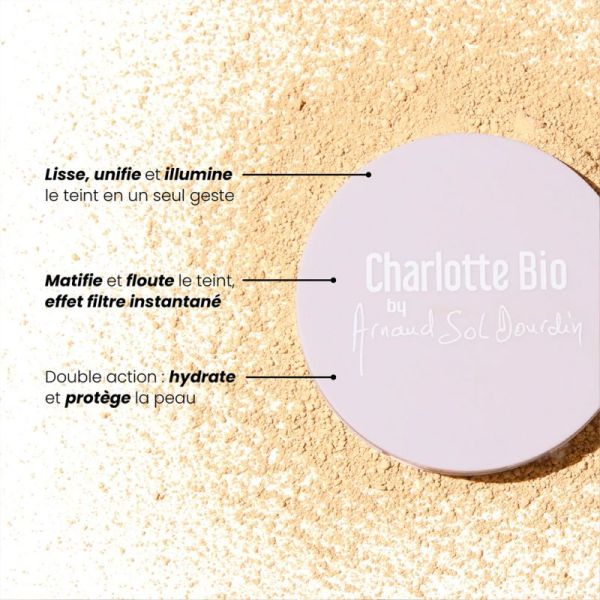 Charlotte Bio X Arnaud Sol Dourdin Filtre Pastel 03 Hauteville 9,5g – Teint parfait