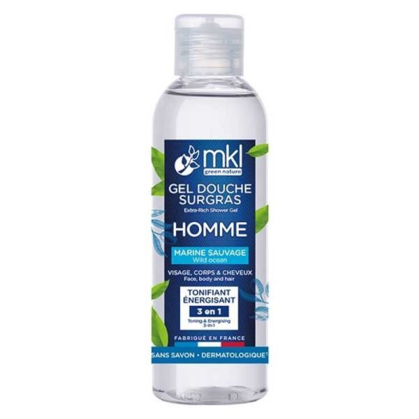 MKL Green Nature Homme Gel Douche Surgras Marine Sauvage - 100ml