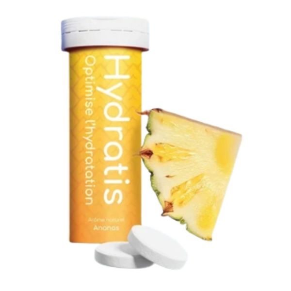 Hydratis Ananas 10 pastilles - Hydratation optimisée et récupération musculaire