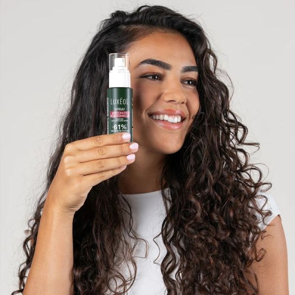 Luxéol Spray Antichute Réactionnelle - 100ml - Freine la chute, renforce et redonne vitalité