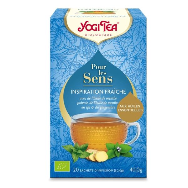 Yogi Tea Pour Les Sens Infusion Inspiration Fraîche - 17 Sachets