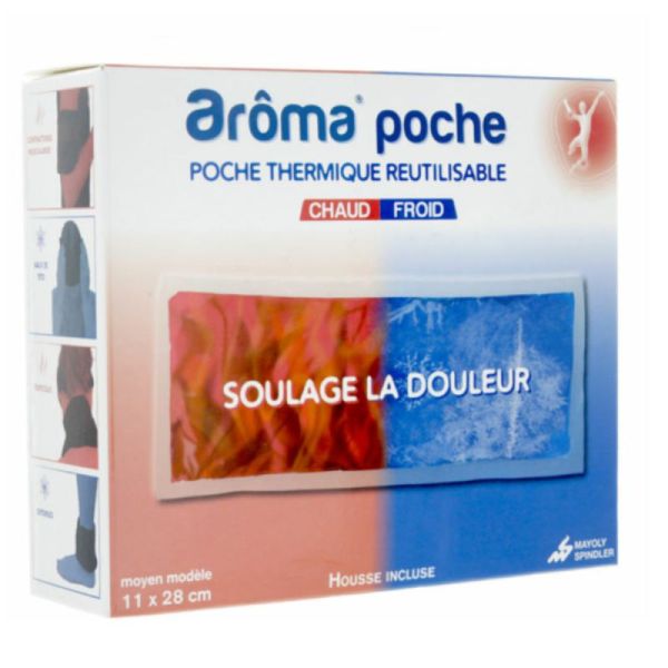 Arôma poche chaud/froid coussin thermique 11 x 28 cm