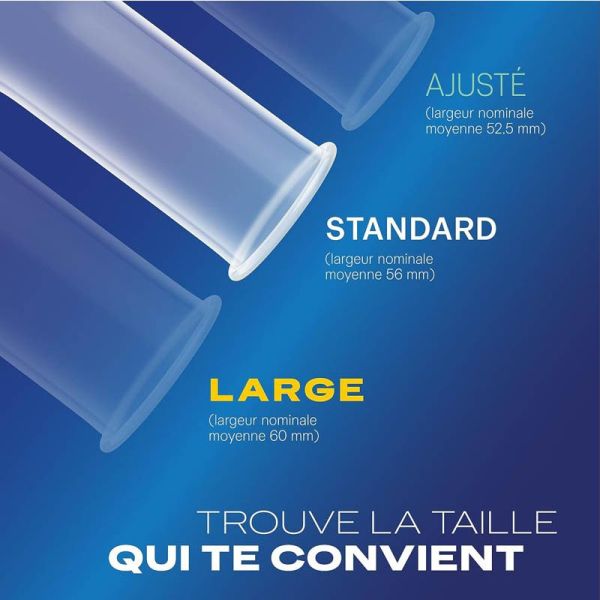 Durex Essential 24 Préservatifs Taille Standard - Extra Lubrifiés - Confort et Sécurité