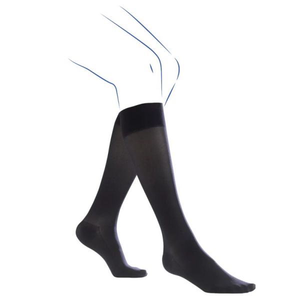 Thuasne Venoflex Kokoon Chaussettes de Contention Femme Classe 3 Long – Douceur et haute compression