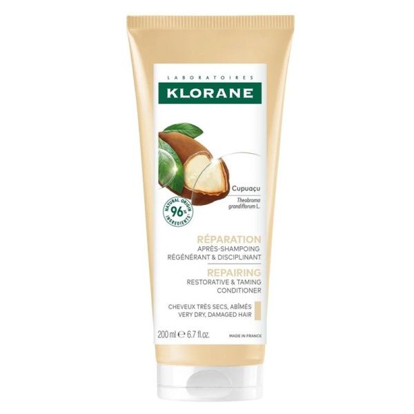 Klorane Après-Shampoing Régénérant et Disciplinant au Cupuaçu Bio - 200ml