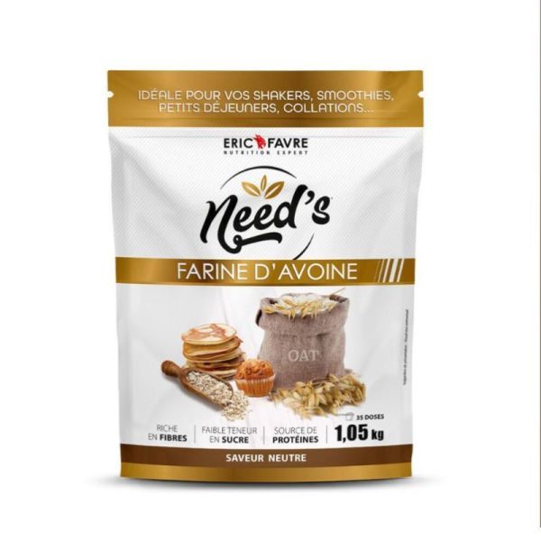 Éric Favre Need's Pure Farine d’Avoine Vegan Neutre - 1,05 Kg