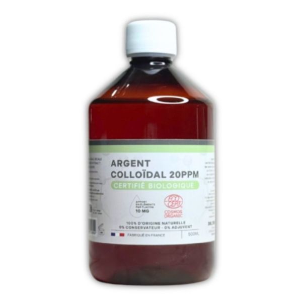 Dr Theiss Argent Colloïdal 20PPM 500ml - Soin purifiant et apaisant pour peaux sensibles