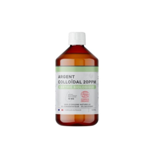 Dr Theiss Argent Colloïdal 20PPM 500ml - Soin purifiant et apaisant pour peaux sensibles