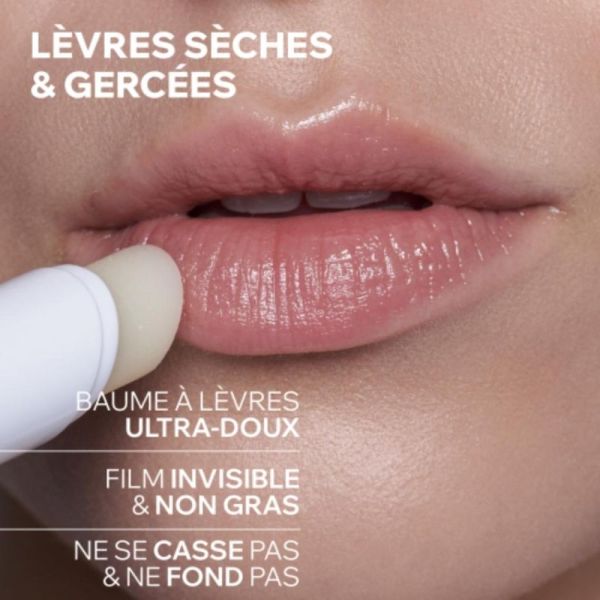 Uriage Stick Lèvres Hydratant Lot de 2x4g - Nourrit, répare et protège les lèvres sèches