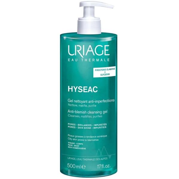 Uriage Hyséac Gel Nettoyant Anti-Imperfections - 500ml