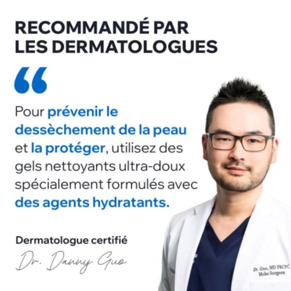 Uriage Derm-Phy Gel surgras dermatologique 1L - Nettoie, hydrate et protège toute la famille
